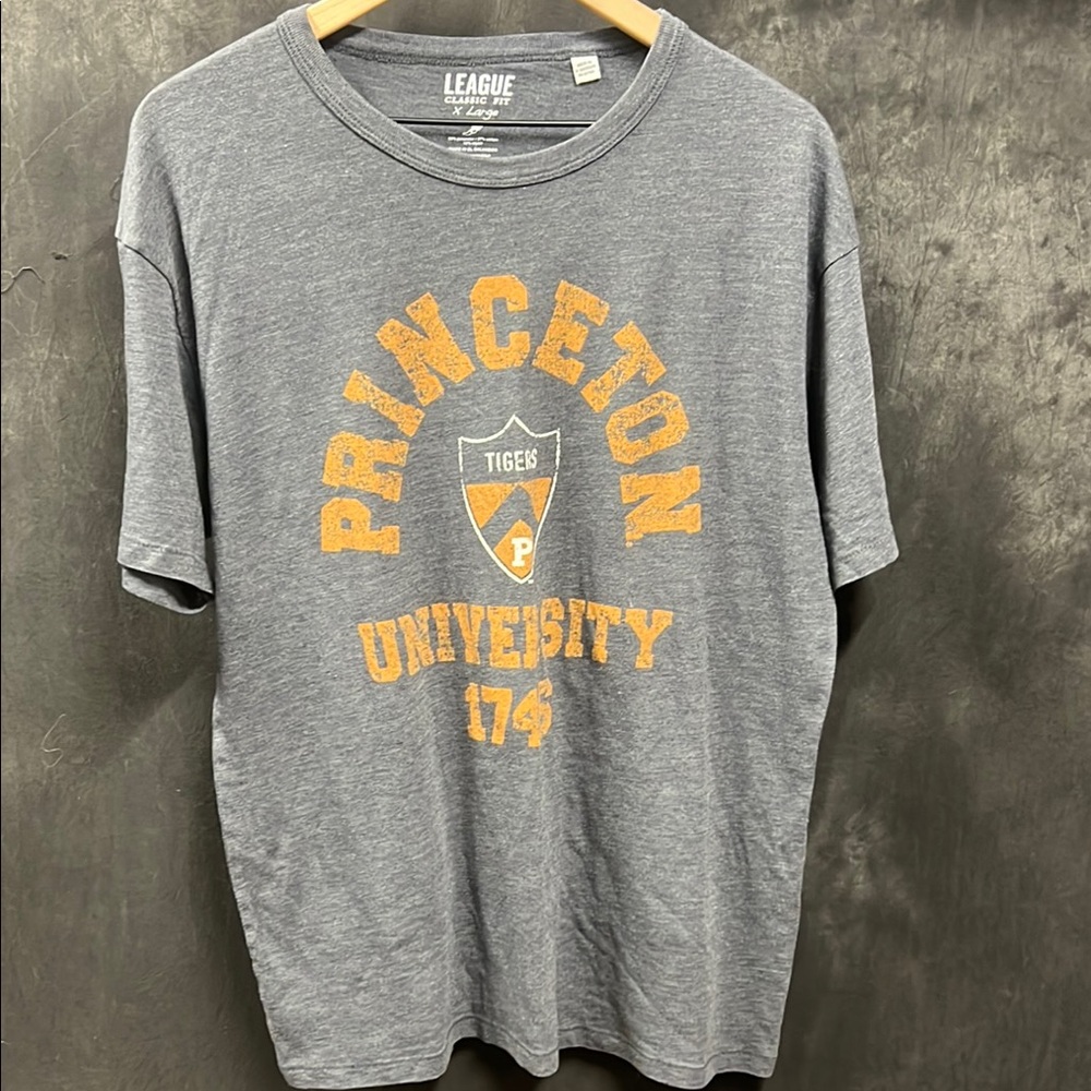 League Grey Princeton University Men's T-Shirt